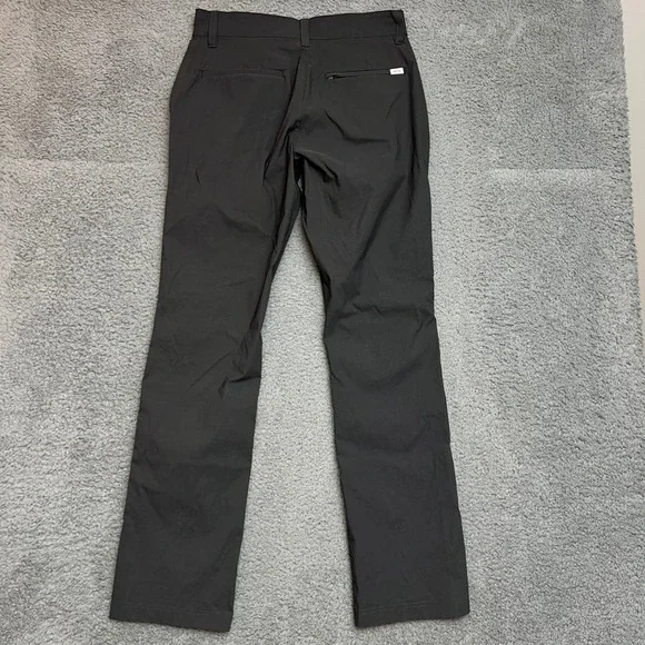Orvis Tech Pants Mens 32 Gray Stretch Straight Casual Office Formal Comfort - Picture 2 of 12